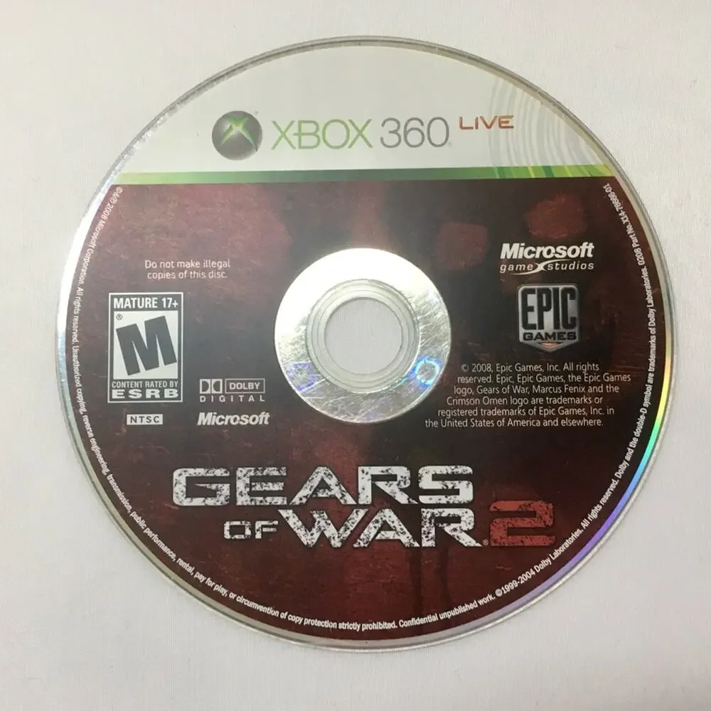 XBOX 360 Gears of War 2 Video Game